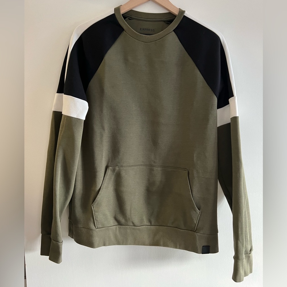 Express colorblock sweater